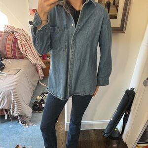 Banana Republic 100% cotton denim shirt